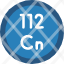 copernicium-periodic-table-chemistry-metal-education-science-element-icon