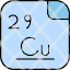 copper-periodic-table-chemistry-atom-atomic-chromium-element-icon