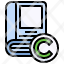 copyright-filloutline-book-education-secure-icon