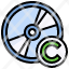 copyright-filloutline-disk-music-multimedia-cd-icon