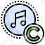 copyright-filloutline-music-multimedia-song-icon