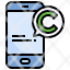 copyright-filloutline-smartphone-electronics-content-mobile-icon