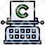 copyright-filloutline-typewriter-machine-writer-document-icon