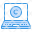 copyright-laptop-icon