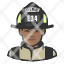 coronavirus-firefighter-black-female-icon