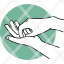 correct-fingernails-fingers-hands-hygiene-proper-sanitize-pictogram-icon