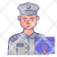 costsofphysicalsecurity-guard-gatekeeper-protect-costreduction-police-uniform-icon