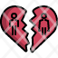 couple-separate-divorce-heart-break-up-valentine-icon