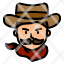 cowboy-avatar-western-man-wild-west-sheriff-hero-american-icon