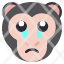 cry-monkey-animal-wildlife-pet-face-icon