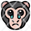 cry-monkey-animal-wildlife-pet-face-icon