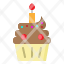 cup-cake-bakery-birthday-candle-icon