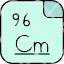 curium-periodic-table-chemistry-atom-atomic-chromium-element-icon