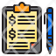 currency-file-money-financial-clipboard-icon