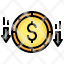 currency-filloutline-decrease-loss-money-dollar-icon