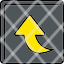curved-up-arrow-left-direction-sign-icon