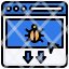dark-web-filloutline-virus-boxelder-bug-browser-security-icon