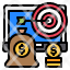 dartboard-money-bag-goal-icon