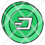 dash-coin-crypto-currency-money-icon
