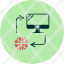data-exchange-pc-server-sync-transfer-icon