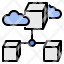 data-storage-cloud-internet-sync-server-icon