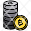 database-bitcoin-server-currency-money-icon