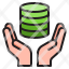 database-hand-server-management-network-icon