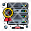 database-server-star-web-hosting-icon