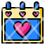 date-agenda-diary-time-heart-icon