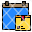 date-delivery-logistics-package-box-icon