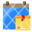 date-delivery-logistics-package-box-icon