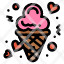 date-ice-cream-love-special-valentine-icon