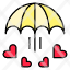 day-insurance-love-secure-umbrella-valentine-icon