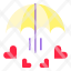 day-insurance-love-secure-umbrella-valentine-icon