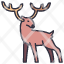 deer-forest-nature-wildlife-animal-horns-icon