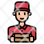 delivery-man-food-pizza-box-icon
