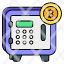 deposit-box-safe-bank-box-bitcoin-locker-icon