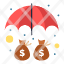 deposit-money-umbrella-protection-icon
