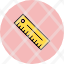 design-graphic-measure-ruler-scale-school-tool-icon