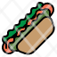 dessert-food-hotdog-sausage-icon