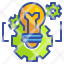 development-idea-cogwheel-bulb-business-innovation-technology-icon