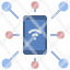 device-connection-share-network-hotspot-iot-icon
