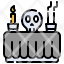 dia-de-muertos-death-skull-decoration-candles-icon