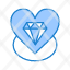 diamond-love-heart-wedding-icon