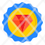 diamond-reward-award-medal-sticker-icon