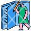 diarymemory-writing-woman-notebook-note-icon