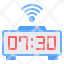 digital-clock-smart-alarm-wifi-icon