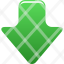 directional-down-download-arrow-downward-arrow-road-sign-green-icon