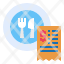 dish-restaurant-bill-invoice-payment-receipt-icon