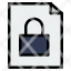 document-file-lock-icon